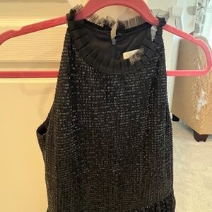 Soshanna black sequin ballerina dress
